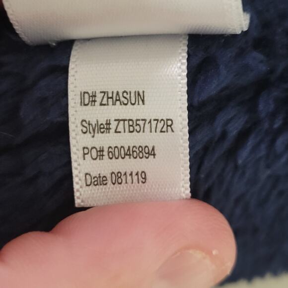 Tommy Bahama Men's Navy Blue Robe Size S/M Spa Lounge Relaxation Weekend Comfort - Picture 9 of 13